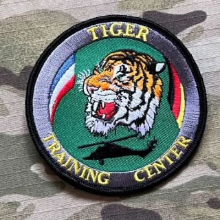 German Patch Bundeswehr DEU/FRA HFlgAusbZ TIGER - Deutsch/Französisches Heeresfliegerausbildungszentrum TIGER - nášivka