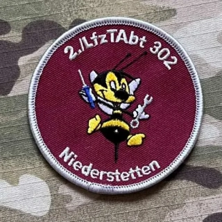 German Patch Bundeswehr 2./LfzTAbt 302 - 2./Luftfahrzeugtechnische Abteilung 302 - nášivka