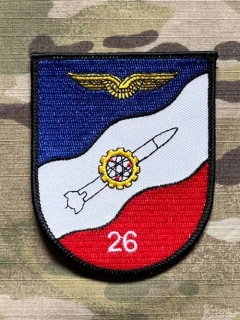 German Patch Bundeswehr FlaRakGrp 26 - Flugabwehrraketengruppe 26 - nášivka