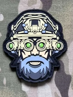 NoName Tactical Beard Operator PVC Patch - Color - nášivka