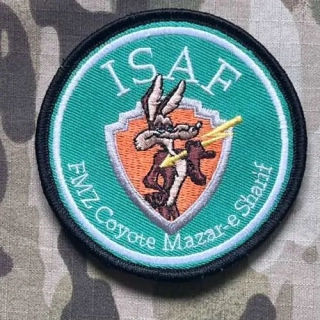 German Patch Bundeswehr FMZ Coyote Mazar-e Sharif ISAF - Velcro - nášivka