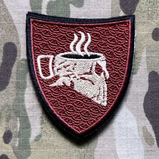 NoName Espresso Spartan Patch - nášivka