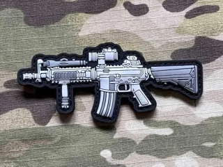 NoName Tactical Gun PVC Patch - M4 - nášivka