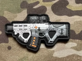 NoName Tactical Gun PVC Patch - CQR - nášivka
