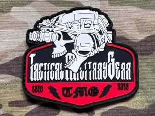 NoName Tactical Military Gear PVC Patch - Red - nášivka