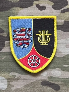 German Patch Bundeswehr WBMusKorps III - Wehrbereichsmusikkorps III - Color - Velcro - nášivka