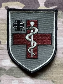German Patch Bundeswehr SanFüKdo - Sanitätsführungskommando - nášivka