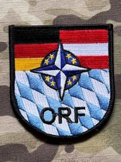 German Patch Bundeswehr ORF KFOR Kosovo 2010 - Panzerbataillon 104 - nášivka