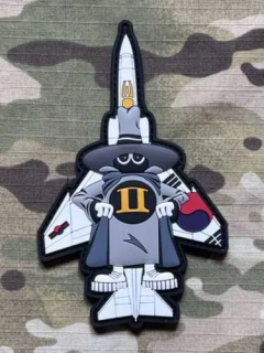 South Korea Air Force - McDonnell Douglas F-4 Phantom II PVC Patch - nášivka