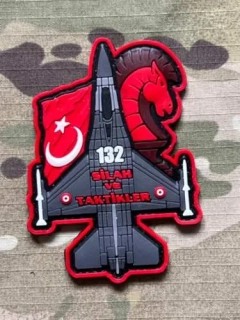 Turkish Air Force - 132nd Squadron "Dagger" PVC Patch - nášivka