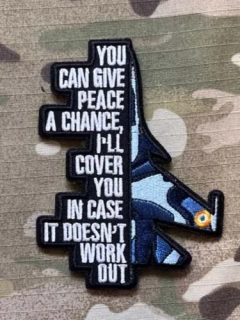 Indian Air Force - SU30MKI - You Can Give Peace Patch - nášivka