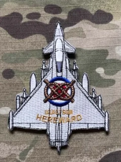 British RAF - No. 2 Squadron RAF - Eurofighter Typhoon Patch - nášivka