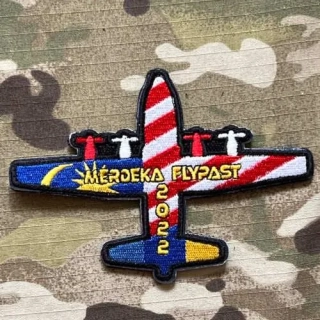 Malaysian Air Force - Merdeka Flypast 2022 - C-130 Patch - nášivka
