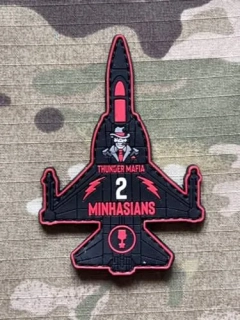 Pakistan Air Force - No. 2 Squadron - Minhasians - F-16 PVC Patch - nášivka