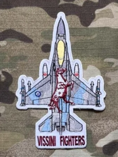 Hellenic Air Force - F-16 - Vissini Fighters Patch - nášivka