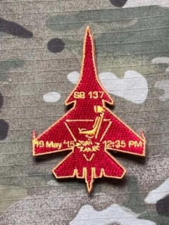 Indian Air Force - No. 2 Squadron - SU30MKI - SB137 - Catapulting 19.5.2015 Patch - nášivka