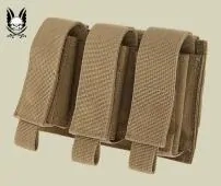 WARRIOR Triple 40mm Grenade Pouch - pouzdro - TAN