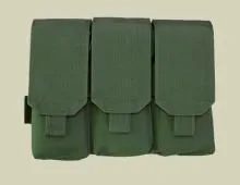 WARRIOR Triple 5.56mm Pouch - Olive Drab