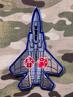 US. Air Force 90th Fighter Squadron - F-15 Patch - nášivka