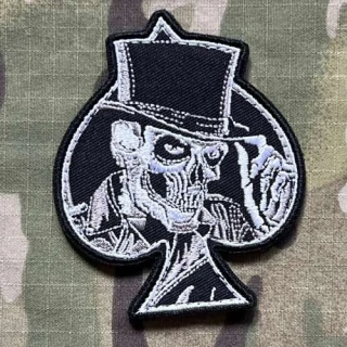 NoName Spade Skull Patch - nášivka