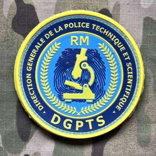 PoliceFirePatches France Police Nationale DGPTS - Direction Generele de la Police Technique et Scientifique PVC - nášivka