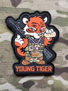 M-Tac Young Tiger PVC Patch - nášivka