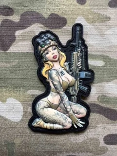 M-Tac Tactical Girl No.5 PVC Patch - Skandinavik - nášivka