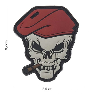 101inc Skull Sigar PVC Patch - nášivka