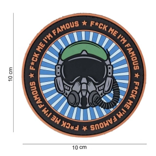 101inc F*ck me I'm Famous PVC Patch - nášivka