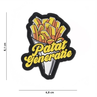 101inc Patat Generatie PVC Patch - nášivka