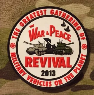 JTG War & Peace Show 2013 PVC Patch - nášivka 