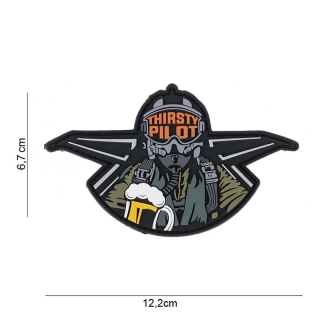 101inc Thirsty Pilot PVC Patch - nášivka