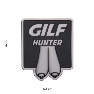 101inc Gilf Hunter PVC Patch - Grey - nášivka