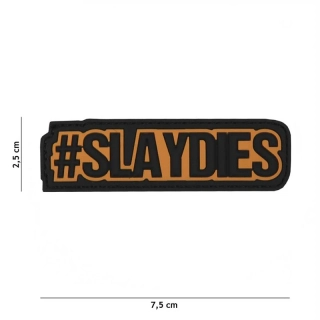 101inc Slaydies PVC Patch - Orange - nášivka