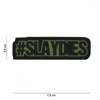 101inc Slaydies PVC Patch - Green - nášivka