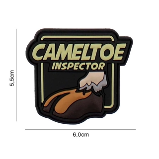 101inc Cameltoe Inspector PVC Patch - Black - nášivka