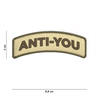 101inc Anti-You PVC Patch - Multicam - nášivka