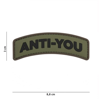 101inc Anti-You PVC Patch - Green - nášivka