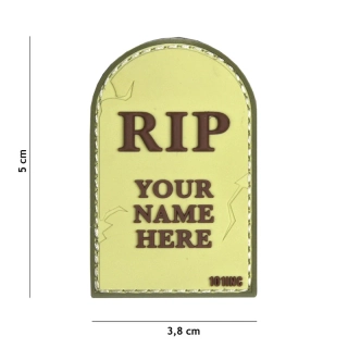 101inc RIP PVC Patch - Coyote - nášivka