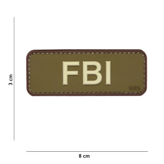 101inc FBI PVC Patch - Multicam - nášivka