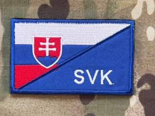 NoName Slovakia Flag - SVK Patch - nášivka
