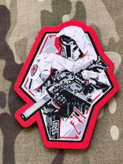 NoName Star Wars Mandalorian Warrior Woven Patch - nášivka