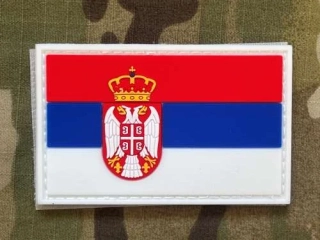 NoName Serbia Flag PVC Patch - nášivka