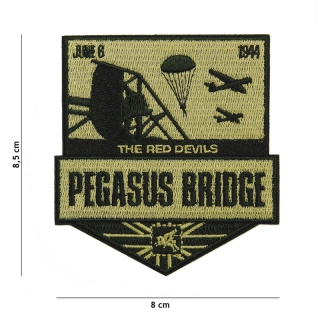 101inc WW II. Pegasus Bridge EMB Patch - nášivka