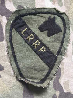 US. Army Vietnam era - 1st Cavalry Division - LRRP Patch - nášivka