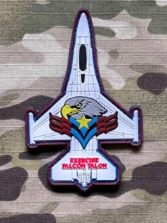 F-16 - Exercise Falcon Talon PVC Patch - nášivka