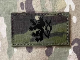 TF LaserCut Patch Czech Lion Rectangle Infra - Medium - Multicam Tropic - nášivka