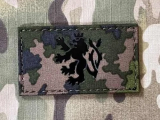 TF LaserCut Patch Czech Lion Rectangle Infra - Medium - Partizan SS Leto - nášivka