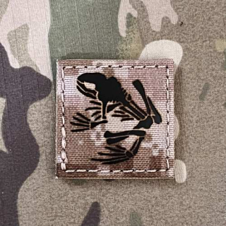 TF LaserCut Patch Seal Frog Infra - Small - AOR 1 - nášivka