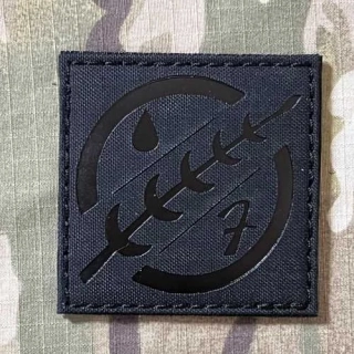 TF LaserCut Patch Star Wars Boba Fett Infra - Black - nášivka